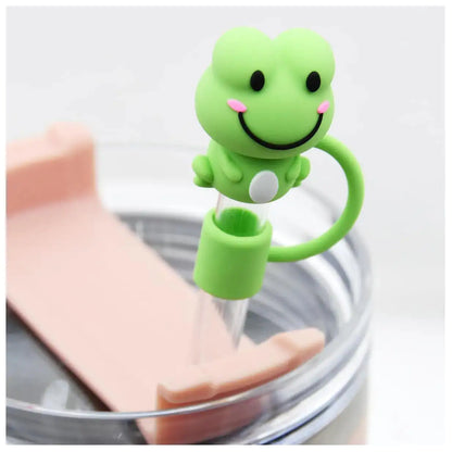 Cute Silicone Straw Cover Cap For Stanley Tumbler